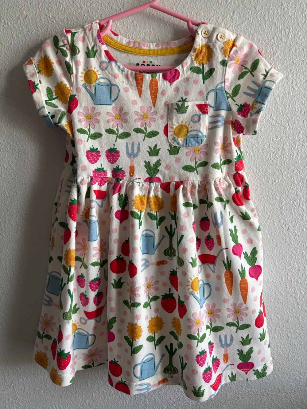Girl’s Mini Boden Cotton Jersey Dress, 3-4 years